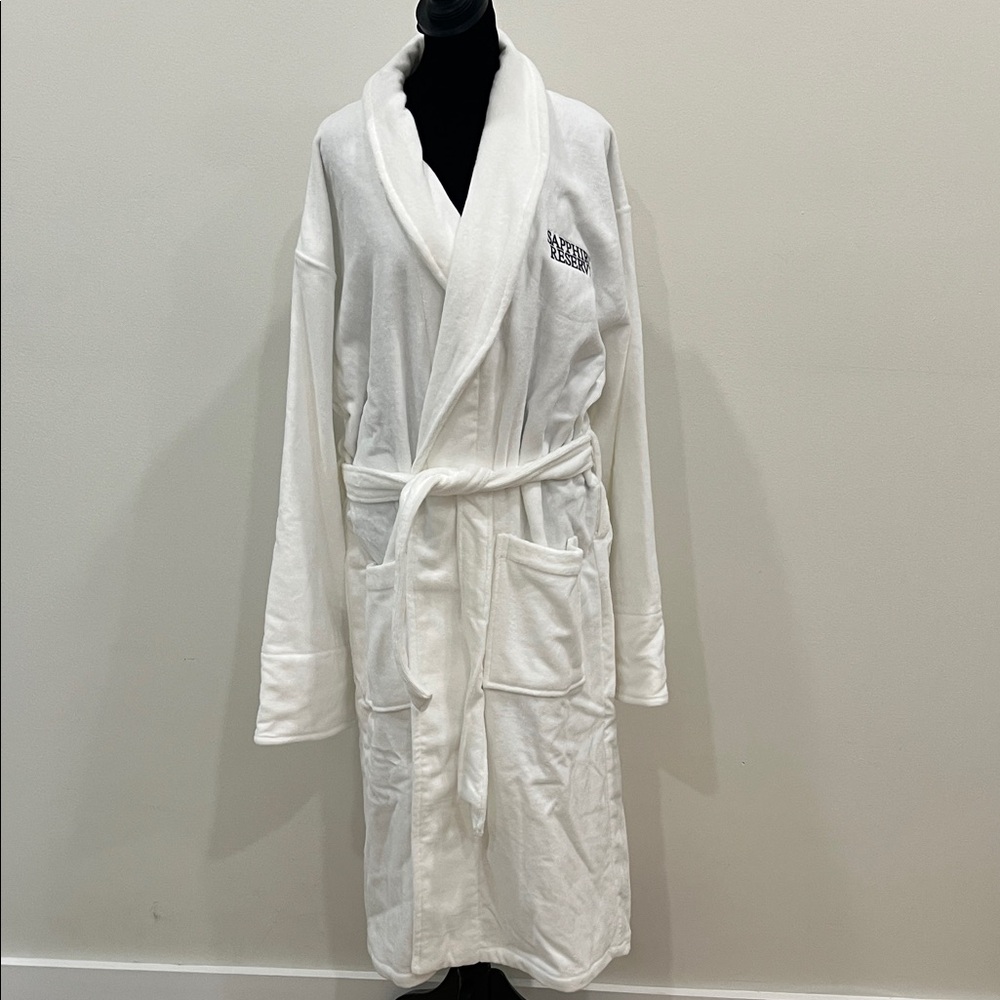 Terrytown Terry Velour Kimono Robes White